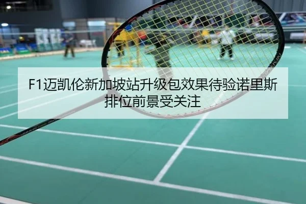 F1迈凯伦新加坡站升级包效果待验诺里斯排位前景受关注